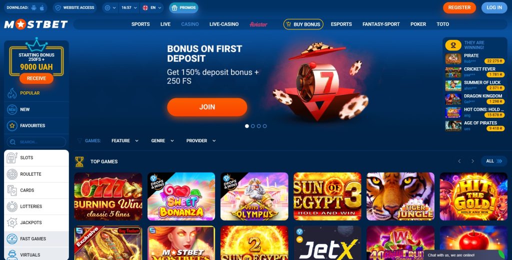 Mostbet Online Casino